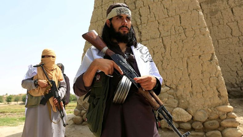 Taliban fighters in 2018